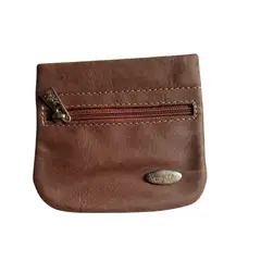 PERRY JHAN - Monedero minimalista de Cuero