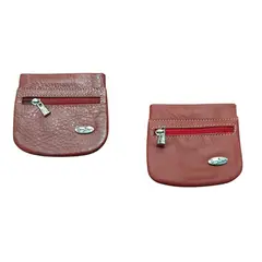 PERRY JHAN - Monedero minimalista de Cuero