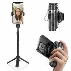 GENERICO - Estabilizador Palo Selfie Trípode con Soporte Magnético para Celular P15 MINI