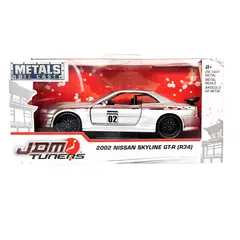 JADA TOYS - AUTO COLECCION NISSAN SKYLINE PLATEADO ESCALA 1: 32