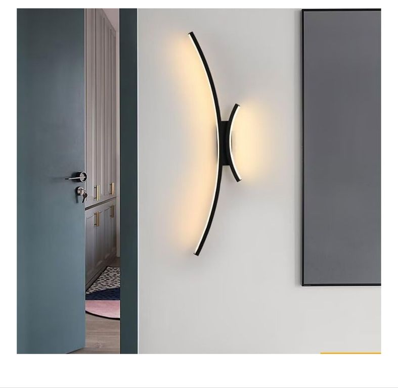Lámpara de pared Led Moderna Dorado