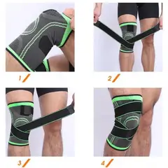 GENERICO - Rodillera con Correa Ajustable Elástica -A5778