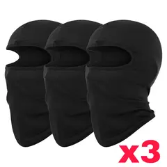 GENERICO - Pasamontaña negro para moto ciclismo estandar