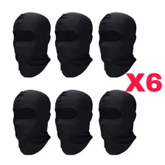 GENERICO - Pasamontaña negro para moto ciclismo estandar