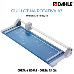 DAHLE - Guillotina de Papel Rotativa A3