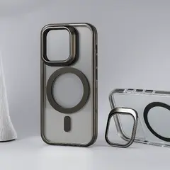 ORIGINS - Case Para Iphone 15 Pro Anticaidas con Soporte Soporte de lente