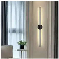 GENERICO - Lámpara de pared Led Moderna Negro