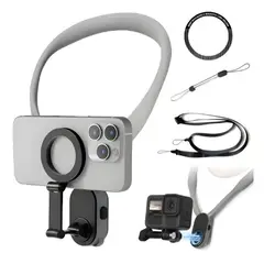 OEM - Soporte Magnético De Cuello Pov Manos Libres Iphone Android