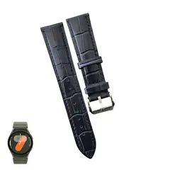 GENERICO - Correa Cuero Classic para SAMSUNG WATCH 7 - Azul