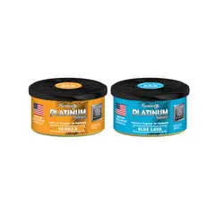GENERICO - Ambientador Lata Auto Paradise Air Platinum Vainilla Lavanda 52gr - 100 dias