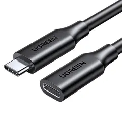 UGREEN - Cable de Extensión USB-C 3.2 10Gbps 1m 4K 60Hz 100W 5A US353 Negro - 10387