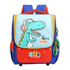 GENERICO - Mochila Oficio Para Niños Dinosaurio Con Llavero