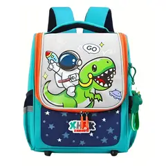 GENERICO - Mochila Oficio Para Niños Dinosaurio Con Llavero