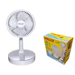 OPALUX - Ventilador Plegable Extensible 84 cm Recargable Con Power Bank OP-TF4-STK