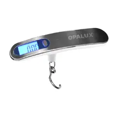 OPALUX - Balanza Digital De Equipaje 50kg Pantalla Azul Op-623