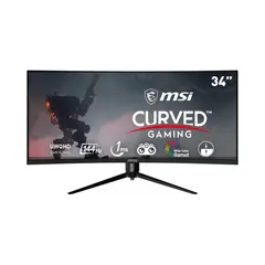MSI - Monitor GAMING Curvo MAG342CQR 34UWQHD 1MS 144HZ PS5 PS4 XBOX