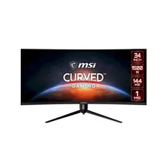 MSI - Monitor GAMING Curvo MAG342CQR 34UWQHD 1MS 144HZ PS5 PS4 XBOX