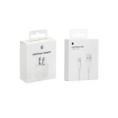 APPLE - Cargador Completo Adaptador + Lightning