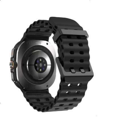 Correa Corrugada para Samsung watch 7ultra 44mm - NEGRO