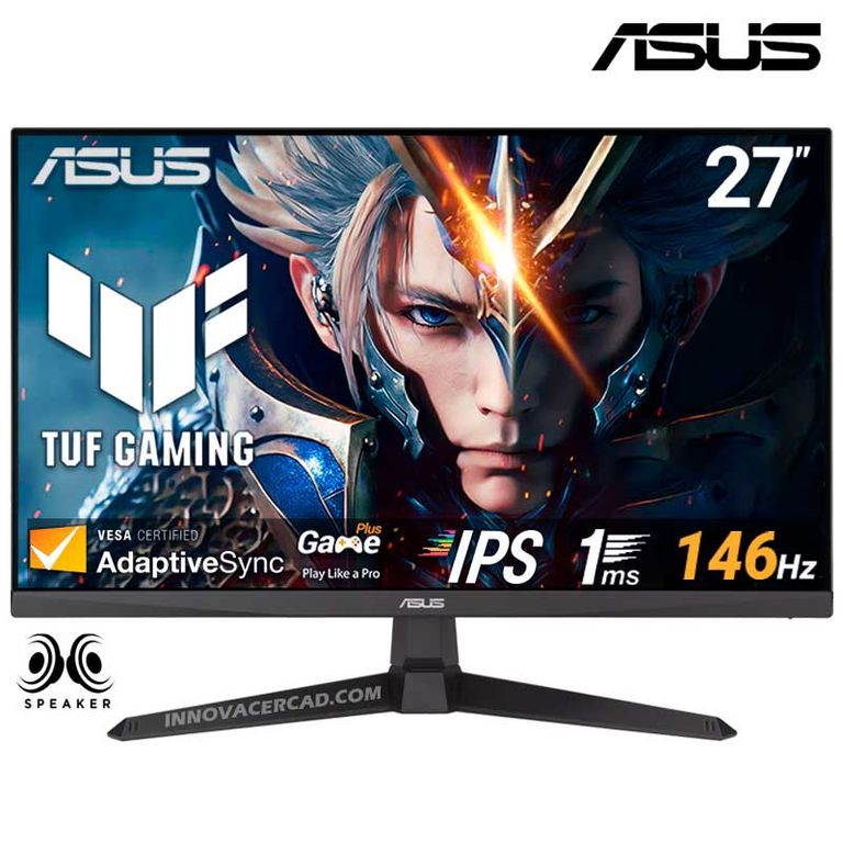 Monitor TUF Gaming VG279QE5A, 27, Full HD (1920x1080), 146 Hz, IPS, 1ms, altavoces estéreo