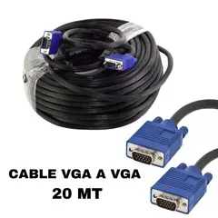 GENERICO - CABLE VGA A VGA 20 MT