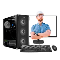 INTEL - Pc Core i5 14400F 16gb 1tb 24 Ips RTX5060 8GB Mipclista Computadora ESCRITORIO inge