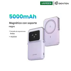 UGREEN - Power Bank PB571 Inalambrico Magnetico 5000 Mah 20w