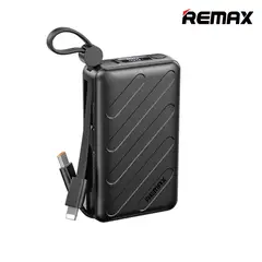 REMAX - Power Bank 10000mAh 20W FC-08 Con Cables Integrados Lightning y Tipo-C