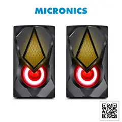 MICRONICS - Parlante Alámbrico LED Negro Corsair MIC S309-9