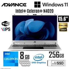 ADVANCE - Laptop NV9854 Intel Celeron N4020 8GB RAM 256GB SSD 15.6" FHD