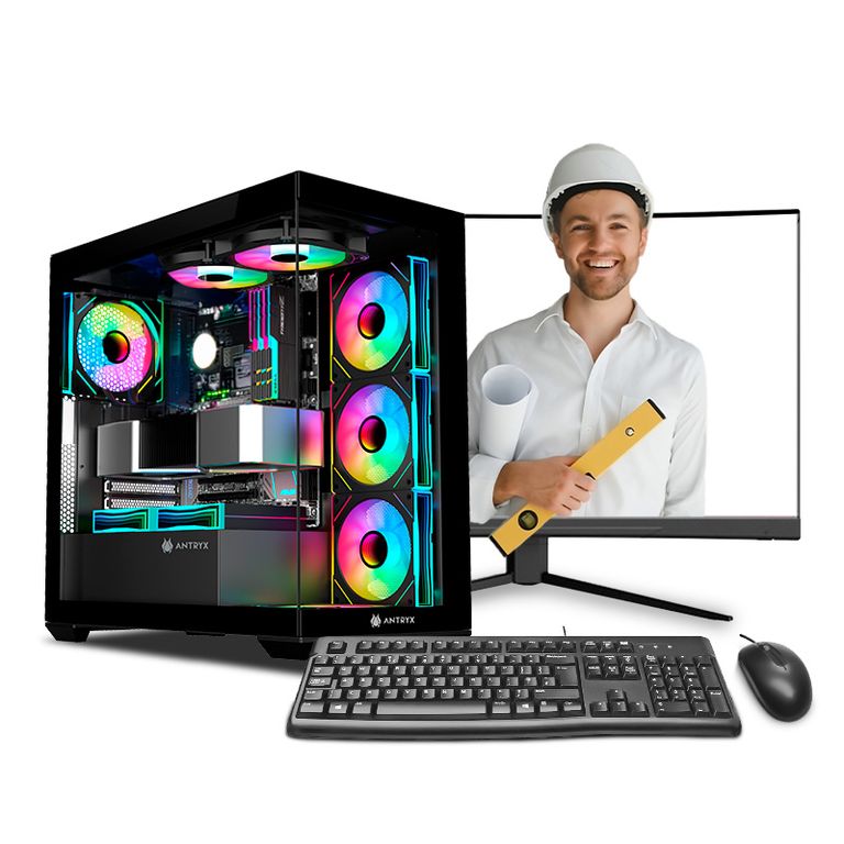 Pc Core Ultra 7 265KF 16gb DDR5 1Tb 27 VA RTX5060TI 16GB Mipclista Computadora ESCRITORIO inge