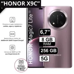 HONOR - Celular X9C Smart 256GB 8GB RAM cámara principal 108MP + 16MP frontal 6,8 Pulg Morado