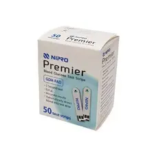 NIPRO - TIRAS REACTIVAS PREMIER CAJA X 50 UNIDADES