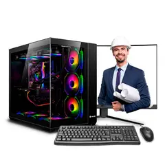 INTEL - Pc Core i9 14900K 32gb DDR5 1Tb 27 VA RTX5070ti 16GB Mipclista Computadora ESCRITORIO inge