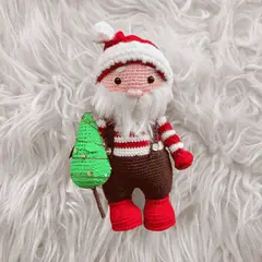 GENERICO - Papá Noel - Navidad - Peluche amigurumi
