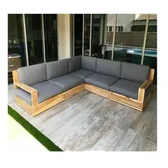 DMUEBLES - Seccional terraza Mobiliari Horus gris