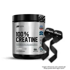 UNIVERSE NUTRITION - Creatina 150 g - Creatina Monohidratada y Micronizada + Straps