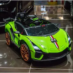 GENERICO - Carro para niños - Modelo LAMBO Huracan Sterrato VERDE