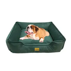 PET MOOD - Cama para Mascotas Antialérgica T-XL Verde