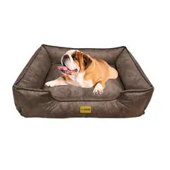 PET MOOD - Cama para Mascotas Antialérgica T-XL Marrón