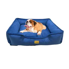 PET MOOD - Cama para Mascotas Antialérgica T-XL Azul