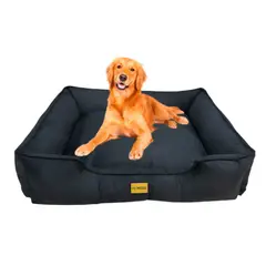 PET MOOD - Cama para Mascotas Antialérgica T-XXL Negro