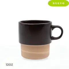 ICHIMATSU - Jarro 12 Oz Negro Apilable. X(6Unid.)