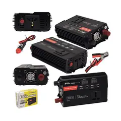FULL MAX - Inversor DC a AC de Onda Modificada 500W USB5VDC 68A HFM-FL-B500 HIGH