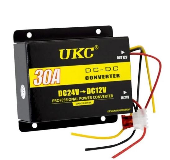 Reductor de Voltaje DC 24V a 12V 30A DDC-30A UKC