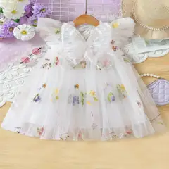 GENERICO - VESTIDO PARA BEBE DE MARIPOSAS