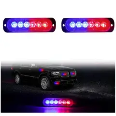 JET - Par Barra de luz estroboscópica advertencia de emergencia Federal Auto Camioneta Moto