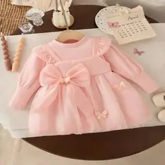 GENERICO - VESTIDO PARA BEBE DISEÑO DE MARIPOSAS