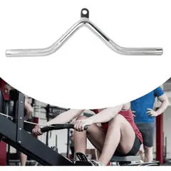 REAL FITNESS PERU - Accesorio de polea N5 - Agarre V Bíceps Tríceps