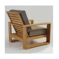 DMUEBLES - Sofá de terraza Mobiliari Wells 1 cuerpo gris